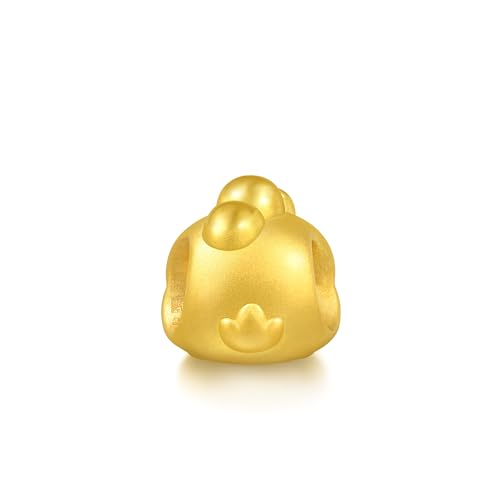Image of CHOW SANG SANG 999 24K Gold Charme Cute Adorable Mini Chinese Zodiac Rooster charm bracelet for Women & Men 17cm 95968C