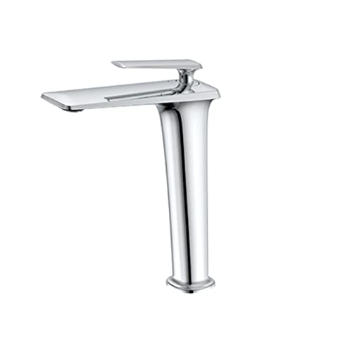 Mitigeur lavabo en laiton orange et noir pour eau de salle de bain