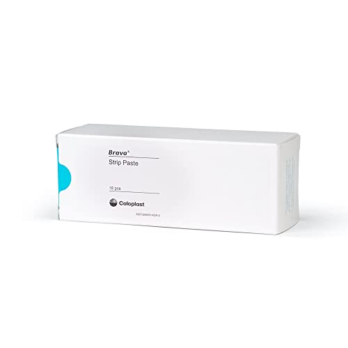 brava alcohol-free ostomy barrier moldable strip paste 2 oz 1 count 10 packs 10 total