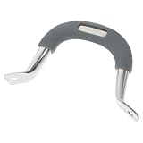 SECFOU Mango y de Repuesto de Acero Inoxidable Lateral para Olla Silicona, Mango Extraíble Antitérmico Adecuado para Olla Vaporera Caldera para Armario de Cocina