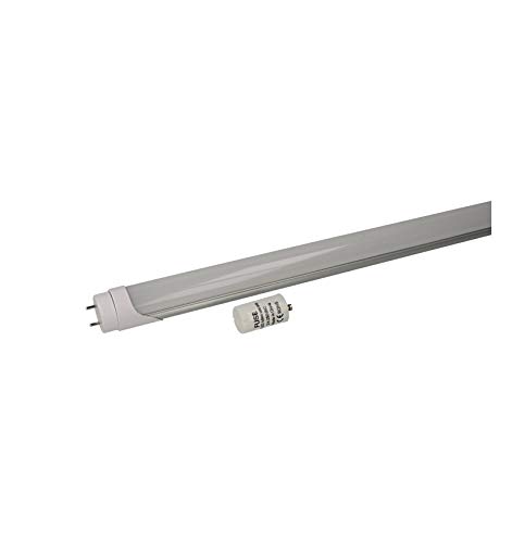 Plafoniera Doppia Con Tubi LED T8 18W 6400K 120cm – Bianco Freddo, G13, Con Coperchio