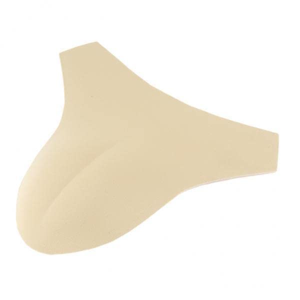 2xMens Crossdresser Fake Underwear Panty Shaping Removable Inside Pad Beige B-image-49