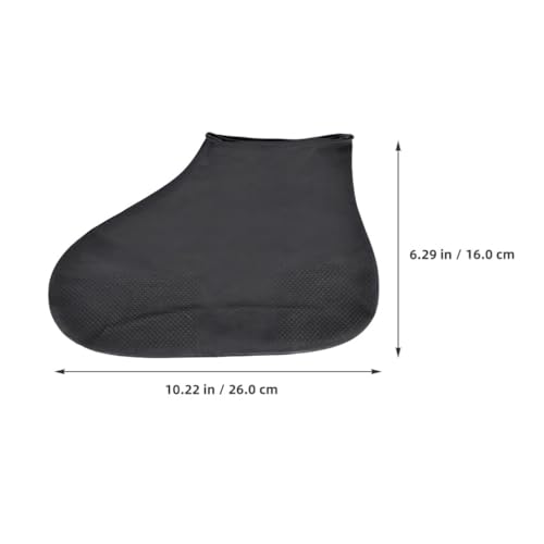 Cubiertas impermeables para calzado iplusmile, 2 pares, de látex, para zapatillas y tacones altos miniatura 3