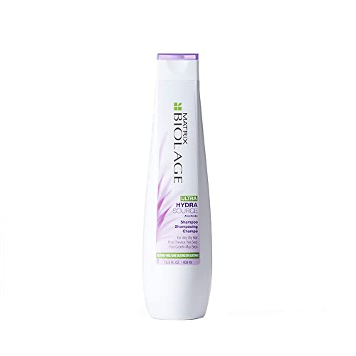 BIOLAGE Ultra Hydra Source Shampoo | Extremely Moisturizes Hair To Prevent Breakage | For Very Dry Hair | Paraben & Silicone-Free | Vegan | 13.5 Fl. Oz.