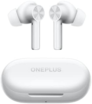 OnePlus Buds Z2 True Wireless Earbud Headphones-Touch Control with Charging Case,Active Noise Cancellation,IP55 Waterproof Stereo Earphones for Home,Sport, Pearl White