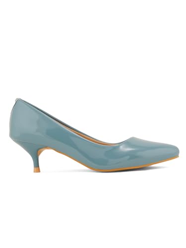 Image of ELLE Women's Solid Stiletto Heel Slip-On Pumps