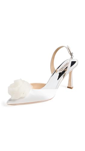 Badgley Mischka Women's CARLISE Pump, Soft White, 6