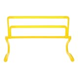 Holibanna Adjustable Height Soccer Agility Hurdles Set, Portable Speed Training Equipment with Foldable Design for Football Workout and Soccer Drills