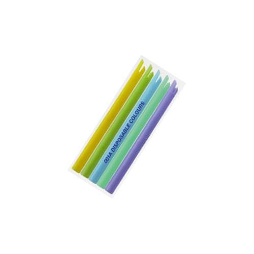 Premium Plus ONE001A-B Vented Slotted Oral Evacuation Tips Assorted Colors 1000/Pk