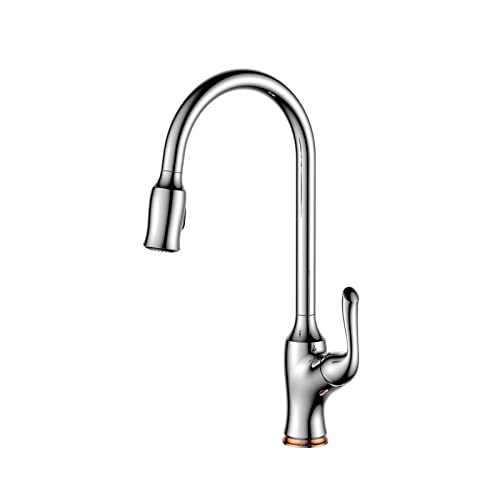 Robinet de cuisine pour double évier qui fuit pas avec sa douchette amovible de rinçage