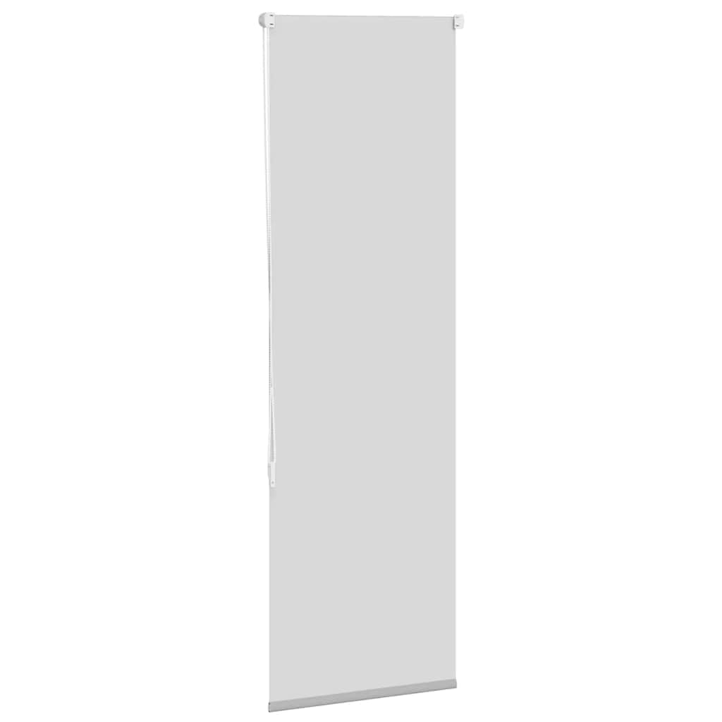 Roleta zaciemniająca jasnoszara, 55 x 130 cm, z łącznikiem łańcucha, 100% poliester, szerokość materiału 50,7 cm, ochrona przed wzrokiem, ochrona przed wysoką temperaturą, montaż za pomocą