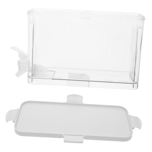 IWOWHERO Dispensador de Agua Fría con Grifo para Nevera Recipiente Grande con Tapa Independiente Filtro Antiobstrucción para Hogar Bares y Tiendas de Bebidas