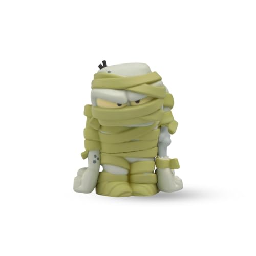 Ultrazombies Braindage | Bonecos zombies série do Youtube | Figuras colecionáveis de zombies, 2 Brilhantes no escuro e 2 metalizados, para crianças e colecionadores, Halloween