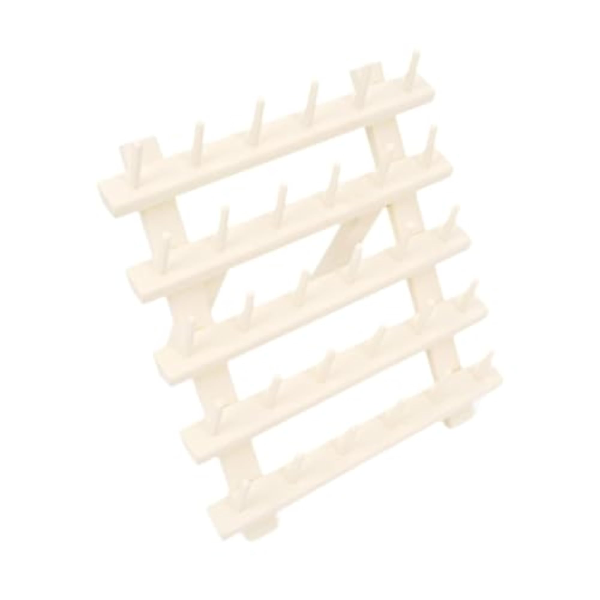 Wooden Thread Holder for 30 Spools, Sewing Thread Rack