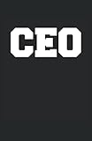  CEO: Cuaderno punteado, DIN A5 (13,97x21,59 cm), 120 páginas, papel color crema, cubierta mate