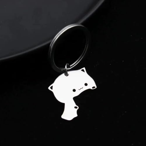 The Purple Tree Valentines Day Gift Couple Keychain Set, Cute Matching Cat Keychains for Couples, Best Friends,Romantic Valentine’s Day Gift for Him & Her 2 21jpe2tv99L