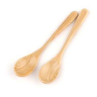 EBDcom Wooden Spoons Baby Eco-friendly Small Wood Spoon Organic Mini Wooden Spoons Condiments
