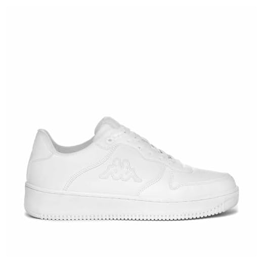 Kappa Logo Maserta, Scarpe da Ginnastica Uomo, Bianco, 44 EU