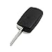 X AUTOHAUX 2pcs Replacement Flip Folding Keyless Entry Remote Key Case Shell for VW Beetle Caddy Jetta 2011- 2013 5K0-837-202