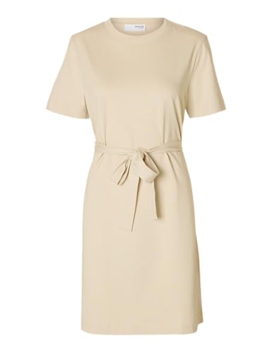 Robe courte Selected Femme Slfessential t-shirt de créateur pour un look été décontracté