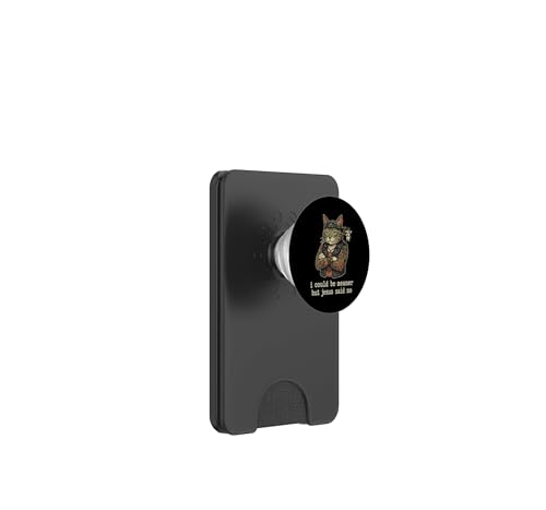 PopWallet MagSafe chrétien rétro drôle avec support PopSockets pour iPhone