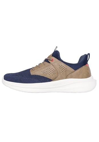 Image of Skechers Men's Streetwear Slade - Breyer Knitted Mesh Bungee Lace W /Quarter Cage Slip On