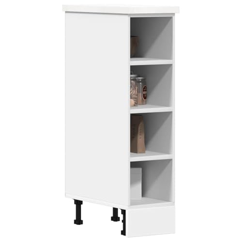 Générique Meuble Bas Riga Blanc 20 x 44,5 x 81,5 cm Bois d'ingénierie Meubles Armoires & Meubles...