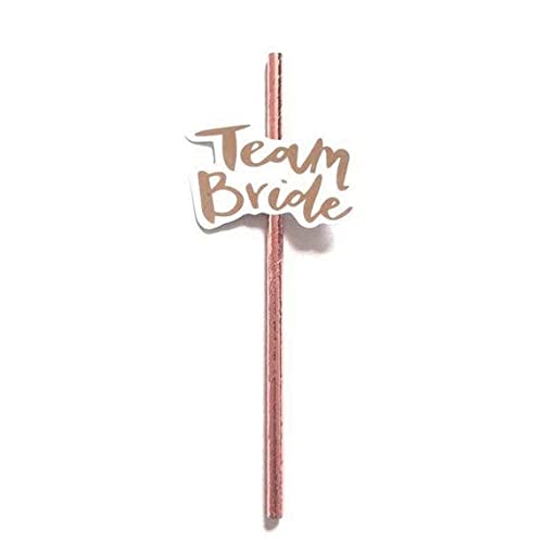 24pk Team Bride Drinking Straws