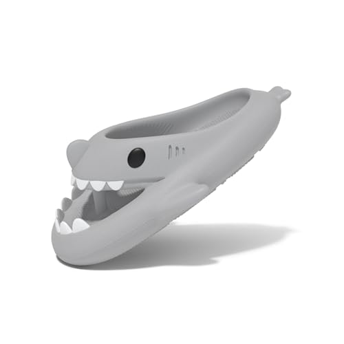 Shark Flip Flops for Women Men, Comfortable Foam Support Arch Shower Sandals, Waterproof Girls Boys Kids Cute Slippers2