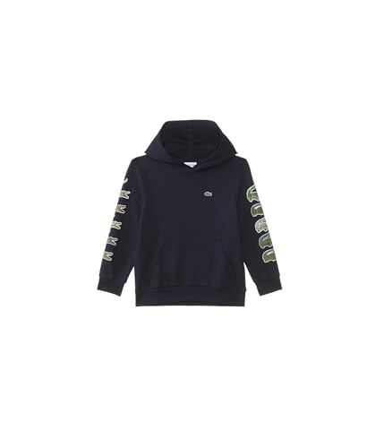 Lacoste Kids' Stacked Timeline Croc Hooded Sweatshirt