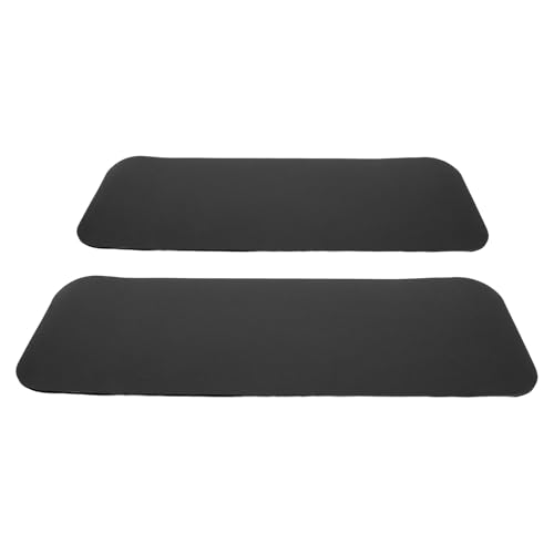 Tapis de fitness antidérapant noir 70x28 cm tapis de sol vélo elliptique
