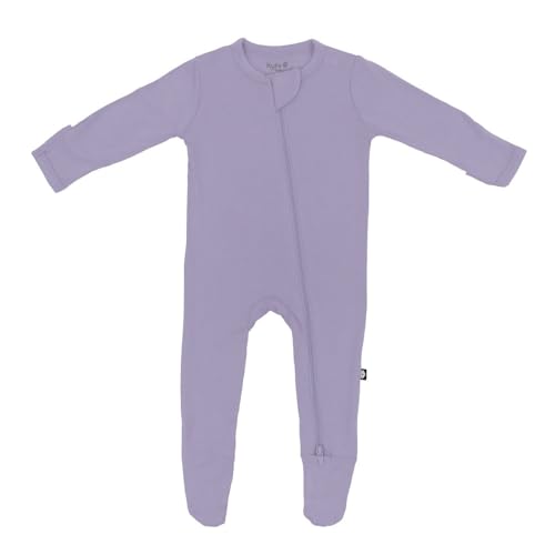KYTE BABY Unisex Zipper Closure Footies, Rayon Made From Bamboo, 0-24 Months