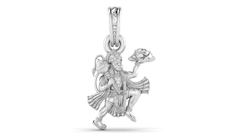 Pendentif en argent sterling 925 médaillon Bajrang Bali de qualité supérieure pour homme et femme