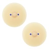 Vdaxvme Cubiertas de silicona para pezones con pétalos de pecho adhesivos con detalles de cristal perforantes, calcomanías reutilizables para el pecho para mujer, cubiertas de pezones con diamantes de