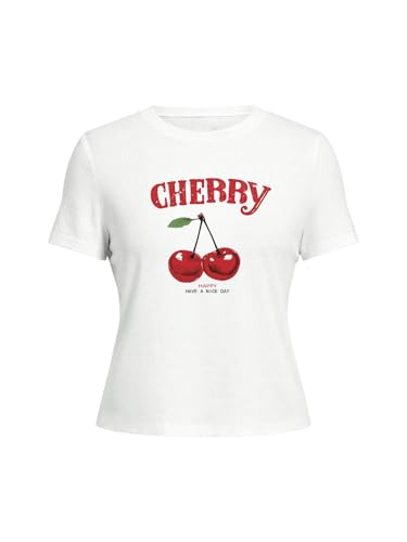 トップス Her lip to Classic Cherry Tee White 21jqdBp9IsL.jpg