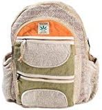 Maha Bodhi All Natural Handmade Multi Pocket Laptop Backpack - Himalayan Hemp