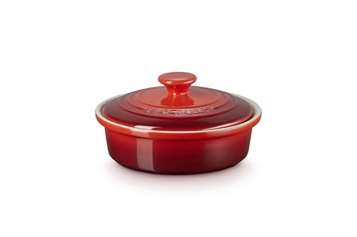 Le Creuset Cuiseur à Camembert en Céramique, Avec Couvercle, Cerise, 71019580600000