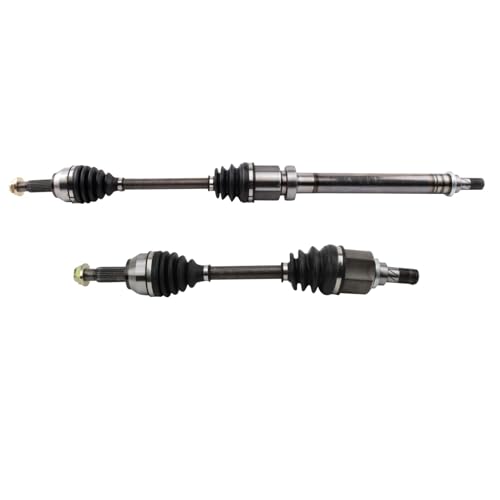 Image of TRQ Front Driver and Passenger Side CV Axle Assembly Set Dual Clutch Automatic Transmission for 2011-2015 Ford Fiesta L4 1.6L
