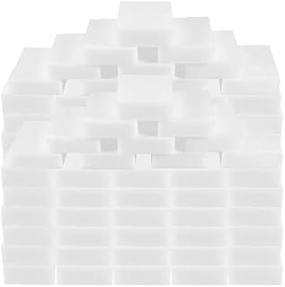 MUKCHAP 100 Pcs Magic Eraser Sponge, Multi-Functional Eraser Sponge, Magic Cleaning Pads for Kitchen Household Cleaning