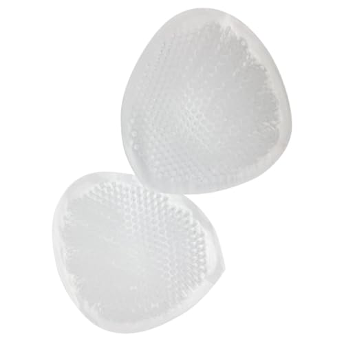 JEWEDECO Almohadillas de Silicona Autoadhesivas Relleno y Transpirable, Insertos Invisibles para Sujetador Deportivo, 1 Par para Sujetador de Mujer