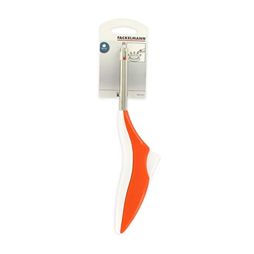 FACKELMANN 03312 Piezo-Anzünder, mechanischer Gasanzünder, Gasanzünder, Edelstahl, Kunststoff, Keramik, 26,5 cm, Gelb