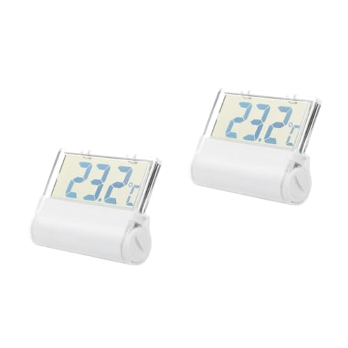BESPORTBLE 2 Pcs Water Temperature Thermometer Fish Tank Thermometer Large Display Indoor/Outdoor Use