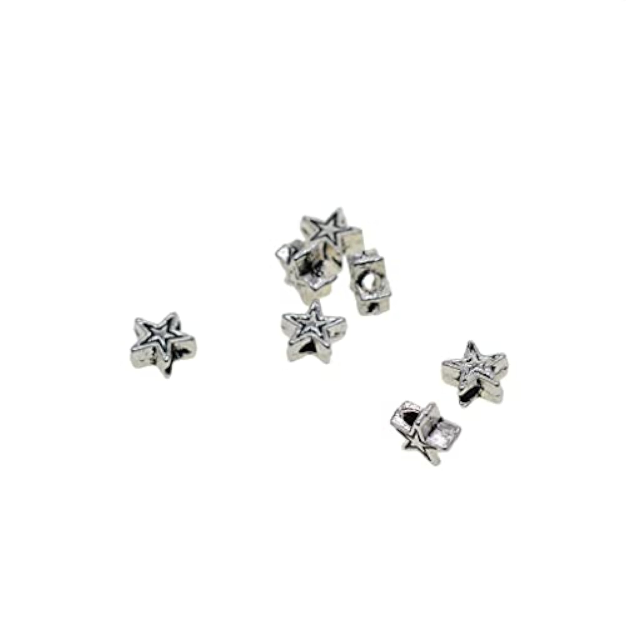 Tibetan Silver Star Spacer Beads for Jewelry Making
