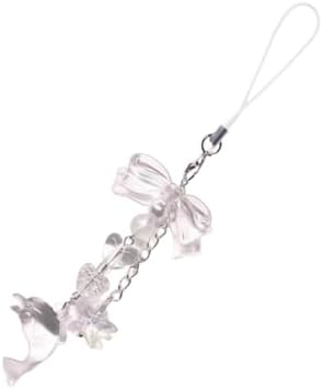 Kelvix Unique Dolphin and Starfish Acrylic Phone Charm Bag Pendant for Bags and Keys