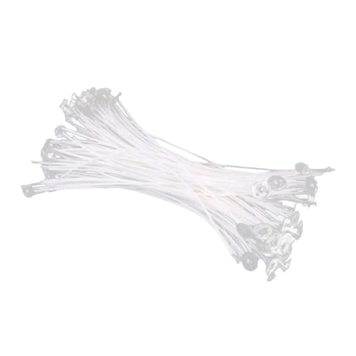 Artibetter 100 piezas mechas de algodón preenceradas