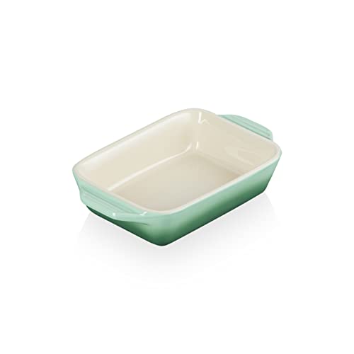 Le Creuset flache rechteckige Form aus Steinzeug, 18 cm, Rosmarin,...