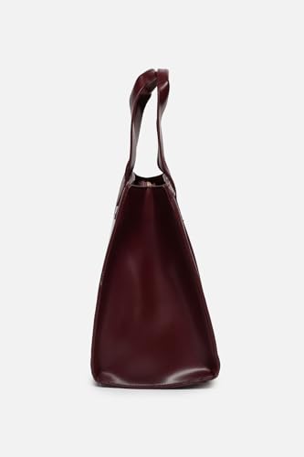 Image of Allen Solly Women's Large Tote Shoulder Bag | PU Leather | Soft Touch | Detachable Sling | College & Daily Carry