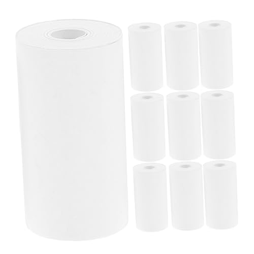 NUOBESTY 10pcs Thermal Paper Rolls 57x30mm Retail Store Restaurant Receipt Paper Water-resistant Easy to Print Cash Register Roll