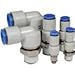 SMC KSL07-U01 connectors - ks rotary fitting family ks 1/4 - fitting - package of 2