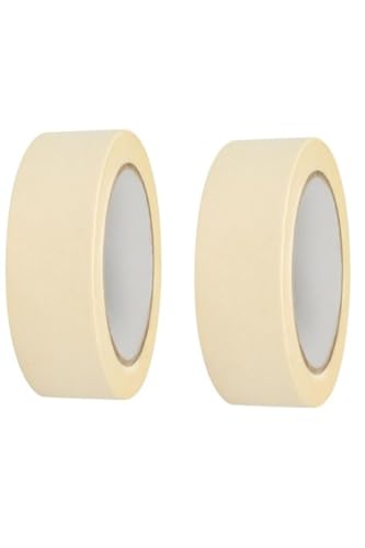 tify Maskeleme Bandı Boya Bandı Kağıt Bant, 36 mm X 25m, 2 Adet